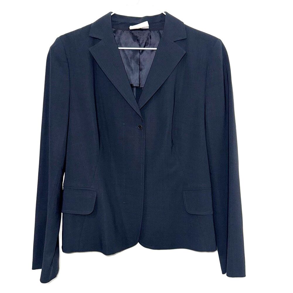 AKRIS Punto Wool Suit Jacket - Charcoal 8